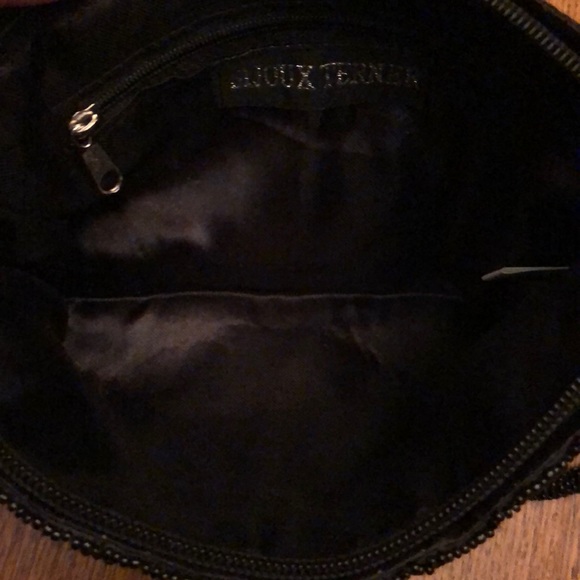 COPY - Satin Black Beaded evening bag - Picture 6 of 6